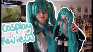 Hatsune Miku Cosplay Review amp Try On Miccostumes [upl. by Notlrahc877]