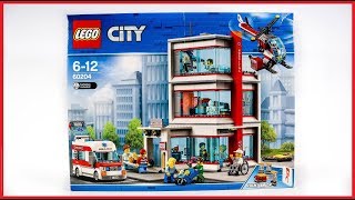 LEGO 60204 City Town City Hospital Speed Build Review [upl. by Aber]