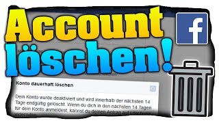 Facebook Account löschen Tutorial  2021 🗑️ [upl. by Thorwald]