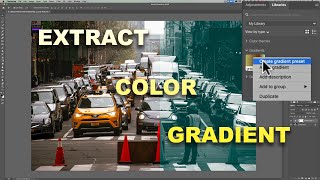 How to EXTRACT the COLOR GRADIENT From a PHOTO Photoshop Tutorial [upl. by Anitaf420]