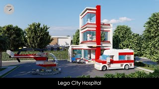 Lego City Hospital 60204 done in Studio 20  Speed Build [upl. by Maddox]