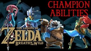 Champion Abilities Guide  Zelda Breath of the Wild [upl. by Ainig]