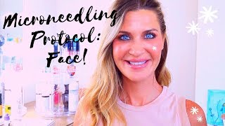 MicroneedlingCIT at HOME Facial protocol 2019  Demo  Tips [upl. by Merilyn470]