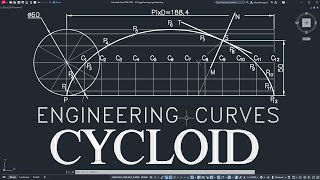 L06 Cycloid  Concept amp Drafting  Engineering Graphics with AutoCAD [upl. by Evadne270]