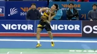 Lee CW v Lin Dan MS F Victor Korea Open 2012 [upl. by Ruy]