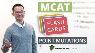 MCAT Flashcard Point Mutations [upl. by Aronos]