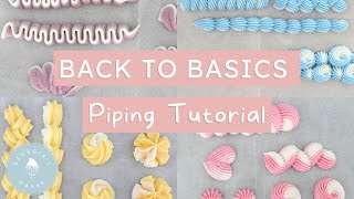 Piping Tutorial Learn How to Pipe To Perfection  Georgias Cakes [upl. by Evania]