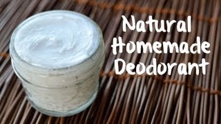 How to Make Natural Deodorant 3 ingredients [upl. by Downey]