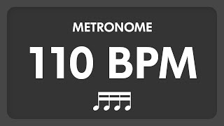 110 BPM  Metronome  16th Notes [upl. by Gabriell468]