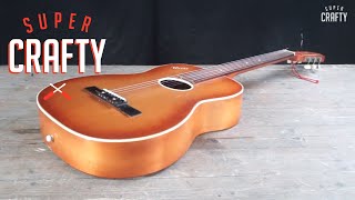 How to Restore an Acoustic Guitar  Cheap DIYs [upl. by Esirahc]