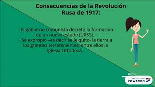 Causas y Consecuencias de la Revolución Rusa en 2 minutos [upl. by Mccafferty]