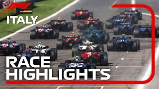 Race Highlights  2022 Italian Grand Prix [upl. by Novaj793]