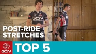 Top 5 Stretches To Do After A Ride  Cycling Fitness [upl. by Ellary]