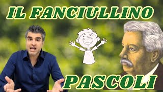 Giovanni Pascoli Il Fanciullino Maturità [upl. by Leontine975]