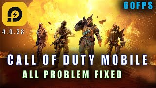 Call Of Duty Mobile All Problem Fixed On LD PLAYER 4038 [upl. by Accisej]