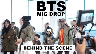 BTS  MIC DROP  Behind The Scene Part 1  Gen Halilintar [upl. by Toole]