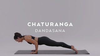 How to do Chaturanga Dandasana  Tutorial with Briohny Smyth [upl. by Relda136]