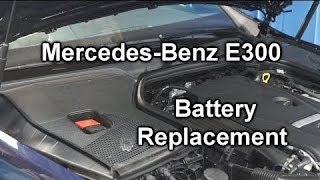 MercedesBenz E300E320E350E400E550 20052019  New Battery Install [upl. by Debi]