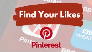 How To Find Your Likes On Pinterest [upl. by Enriqueta]