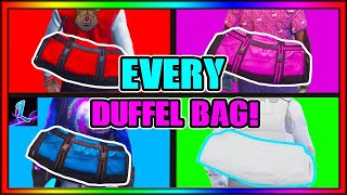 Easiest Method On How To Get All Colored Duffel Bags Glitch In GTA 5 Online 160 [upl. by Yaakov89]