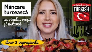 🍆🍅Mancare turceasca cu vinete rosii si usturoi🍆🍅 DOAR 3 INGREDIENTE  RETETE TURCESTI CU VINETE [upl. by Ardisi]