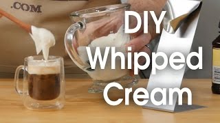 DIY whipped cream in 60 seconds [upl. by Chapell]