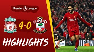 Ox Henderson amp Salah double seal win  Liverpool 40 Southampton  Highlights [upl. by Odlopoel]