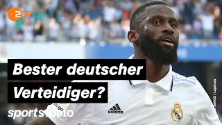 Antonio Rüdiger Vom Käfigplatz in die größten Stadien der Welt  sportstudio [upl. by Nathalia]