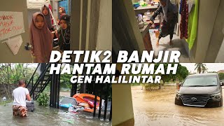 AIR BAH MENERJANG RUMAH GEN HALILINTAR BANJIR BANDANG SEKELILING PINGGANG SEJAUH MATA MEMANDANG [upl. by Nakhsa]