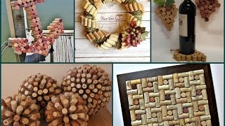 Best DIY Wine Cork Ideas  Recycled Home Decor [upl. by Lovich515]