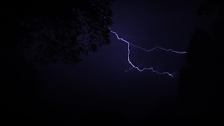 Beachfront BRoll Lightning Storm Free to Use HD Stock Video Footage [upl. by Dobb]