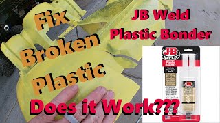 Fix Broken Plastic  JB Weld Plastic Bonder [upl. by Valdemar]