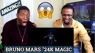 Bruno Mars  24K Magic American Music Awards Performance REACTION [upl. by Spatola891]