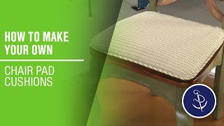 How to Make Your Own Chair Pad Cushions [upl. by Karla]