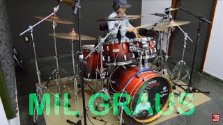 Mil Graus  Renascer Praise Pierre Maskaro Drum Cover [upl. by Champ]