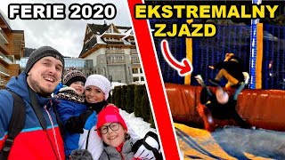 FERIE 2020  EKSTREMALNY ZJAZD  ZAKOPANE [upl. by Nosinned400]