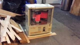 Kerosene Heater As Backup [upl. by Amorette879]