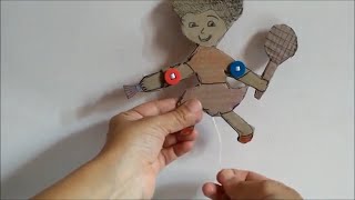 How to make a Cardboard moving puppet DIY [upl. by Kokaras974]