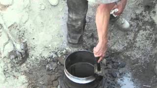 Installing Pitless Adapter Dietrich Idaho New Well 7262013 [upl. by Faro944]