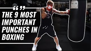 The 9 Most Important Punches in Boxing [upl. by Romy]