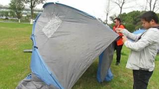 How to set up a 6 man family camping tent [upl. by Ranjiv]