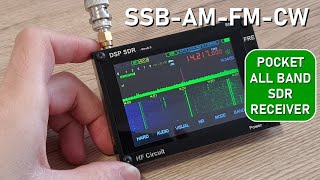 Pocket ALL BANDALL MODE SDR receiver Malachite clone [upl. by Eibber]