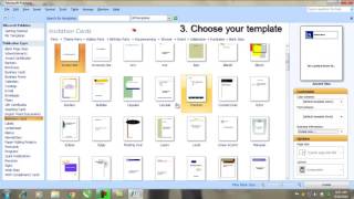 Tutorial of making an invitation card in microsoft publisher [upl. by Nitsrek]