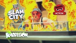 WWE Slam City  Cafeteria Chaos ft Kane amp Santino Marella [upl. by Eserahs531]