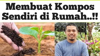 Cara Membuat Pupuk Kompos Dari Limbah Rumah Tangga Mengolah limbah rumah tangga Membuat kompos [upl. by Elyad]