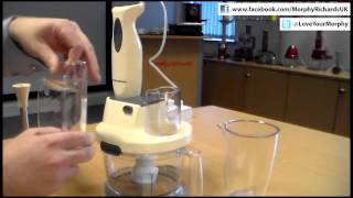 Morphy Richards  Hand Blender Work Centre 48918 [upl. by Aliekahs]