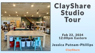 ClayShare Studio Tour [upl. by Nomla]