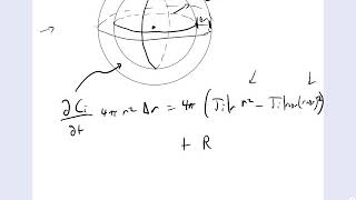 Diffusion equation in spherical coordinates [upl. by Melton]