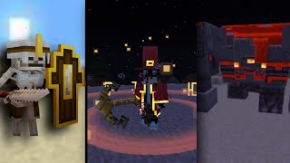 Minecraft PE Minecraft Dungeons Pack Addon MCPE Mod Showcase [upl. by Aidekal]