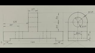 Isometric view  Technical drawing  Engineering drawing [upl. by Fania919]